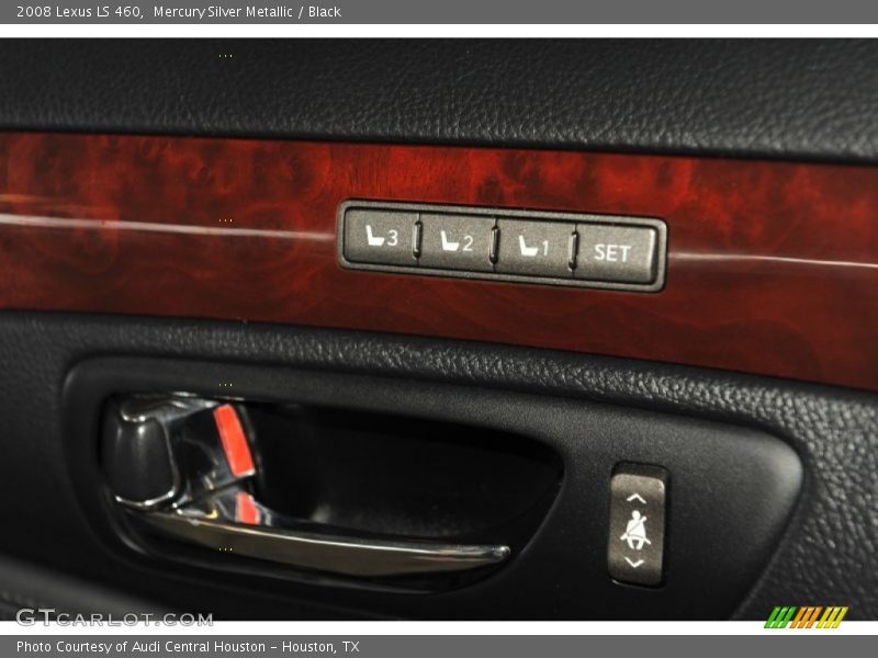 Mercury Silver Metallic / Black 2008 Lexus LS 460