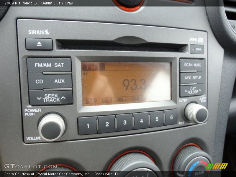 Denim Blue / Gray 2009 Kia Rondo LX