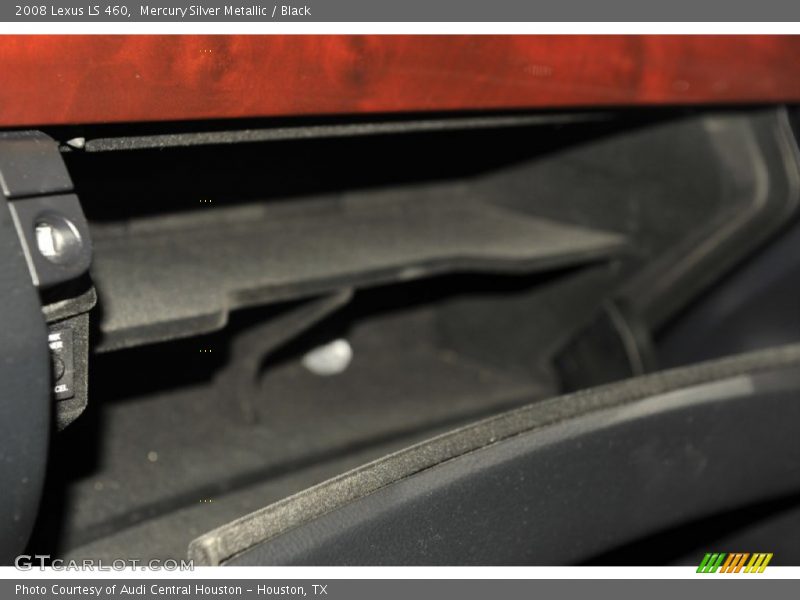 Mercury Silver Metallic / Black 2008 Lexus LS 460
