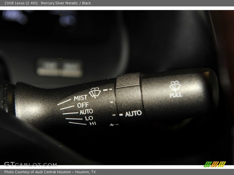 Mercury Silver Metallic / Black 2008 Lexus LS 460