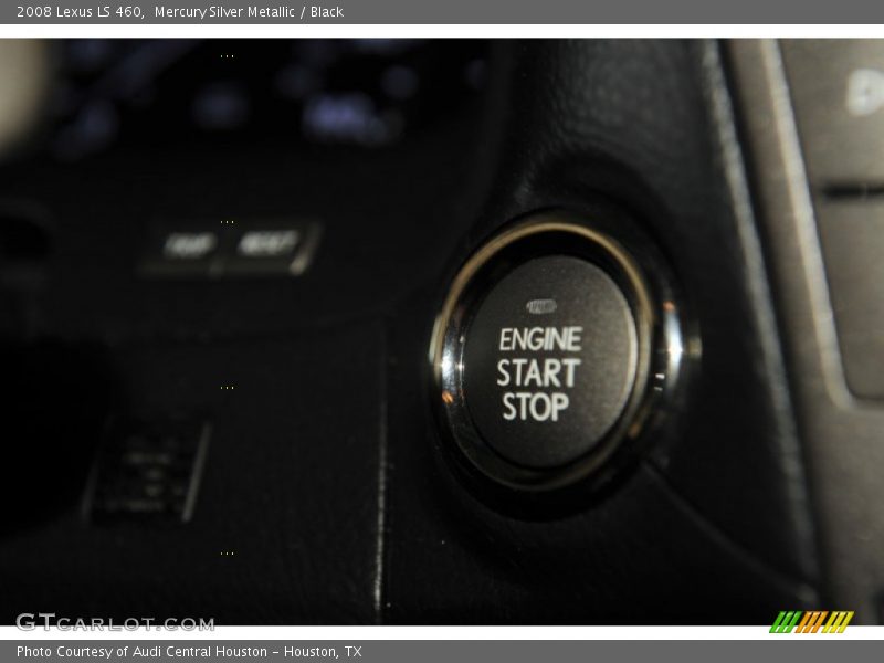 Mercury Silver Metallic / Black 2008 Lexus LS 460