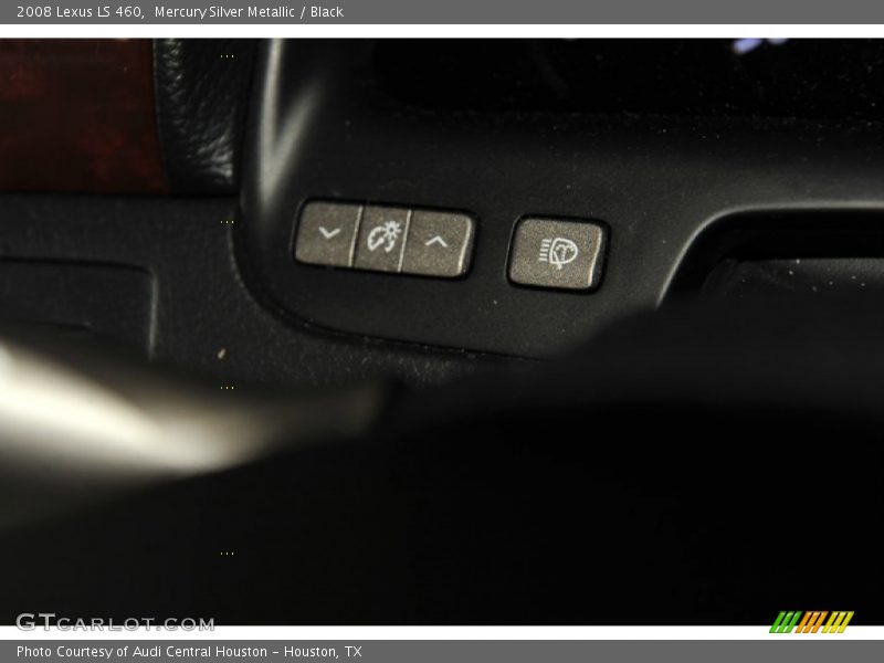 Mercury Silver Metallic / Black 2008 Lexus LS 460