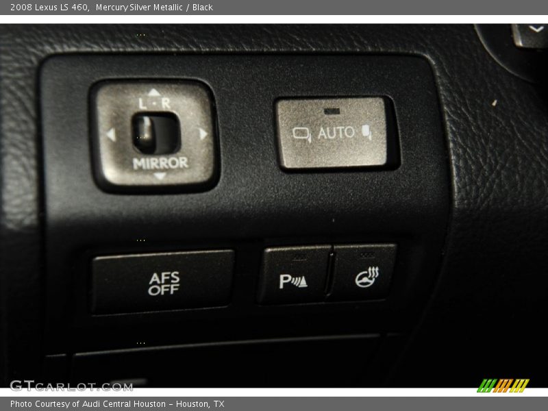 Mercury Silver Metallic / Black 2008 Lexus LS 460