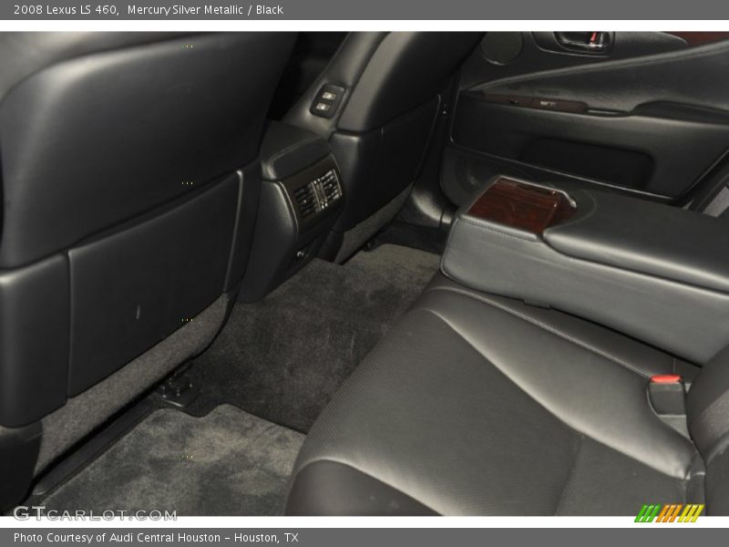Mercury Silver Metallic / Black 2008 Lexus LS 460