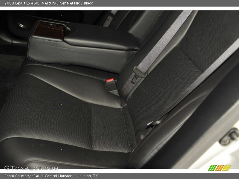 Mercury Silver Metallic / Black 2008 Lexus LS 460