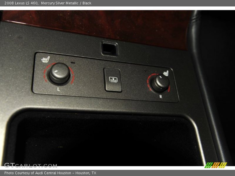 Mercury Silver Metallic / Black 2008 Lexus LS 460