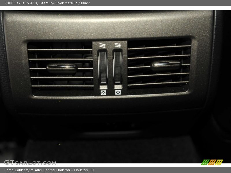 Mercury Silver Metallic / Black 2008 Lexus LS 460