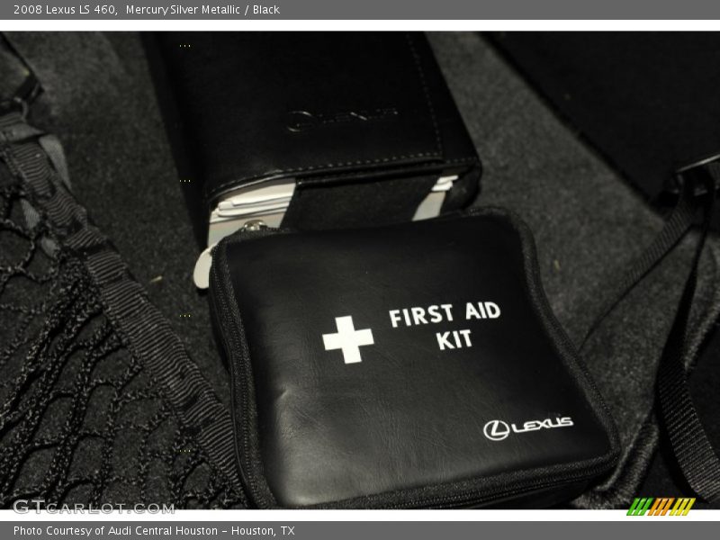 Mercury Silver Metallic / Black 2008 Lexus LS 460