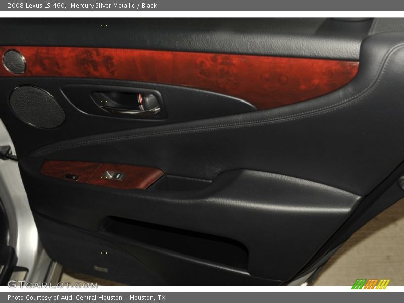 Mercury Silver Metallic / Black 2008 Lexus LS 460