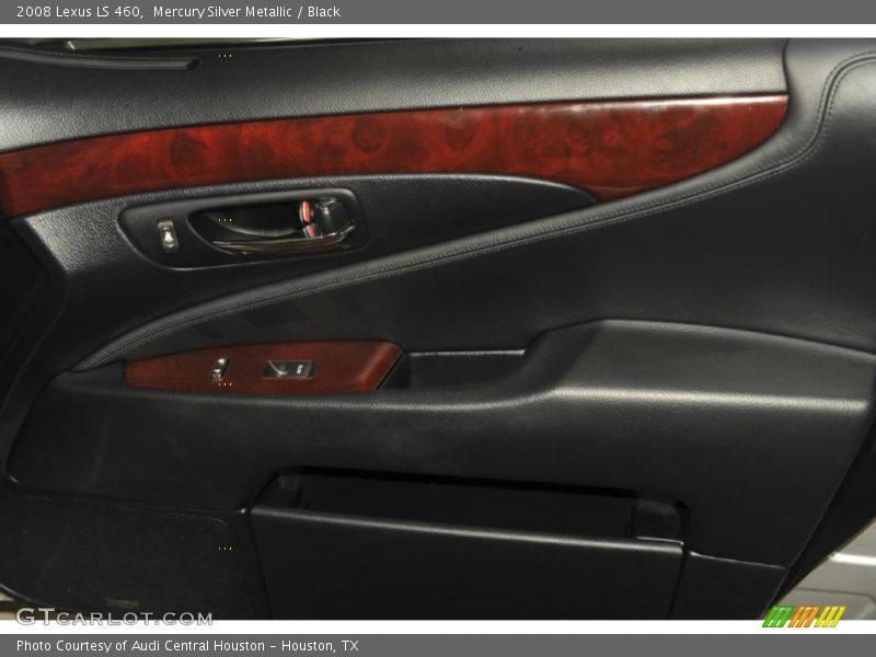 Mercury Silver Metallic / Black 2008 Lexus LS 460