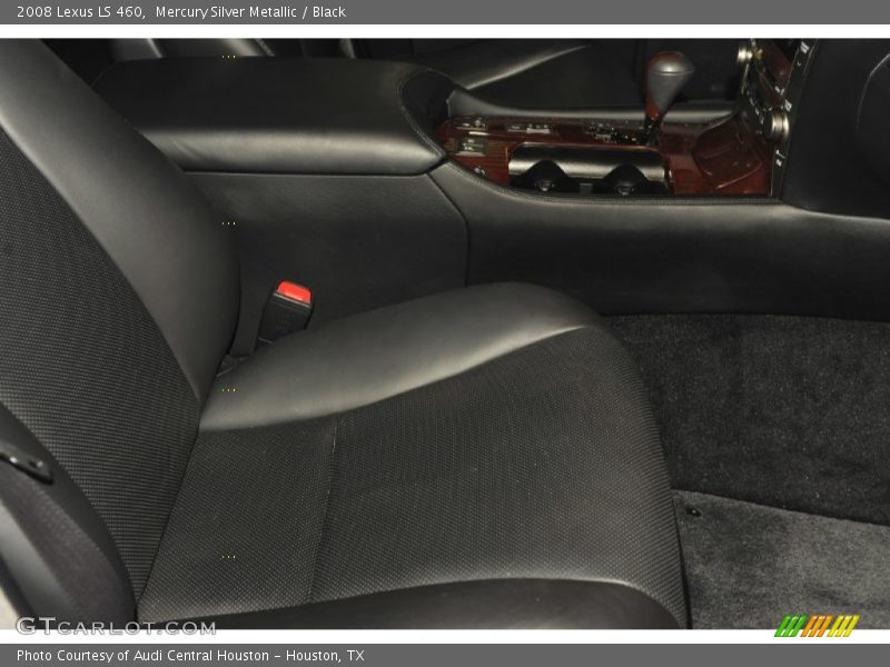 Mercury Silver Metallic / Black 2008 Lexus LS 460