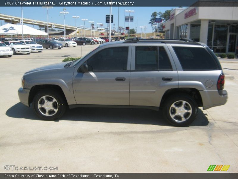Graystone Metallic / Light Cashmere/Ebony 2007 Chevrolet TrailBlazer LS