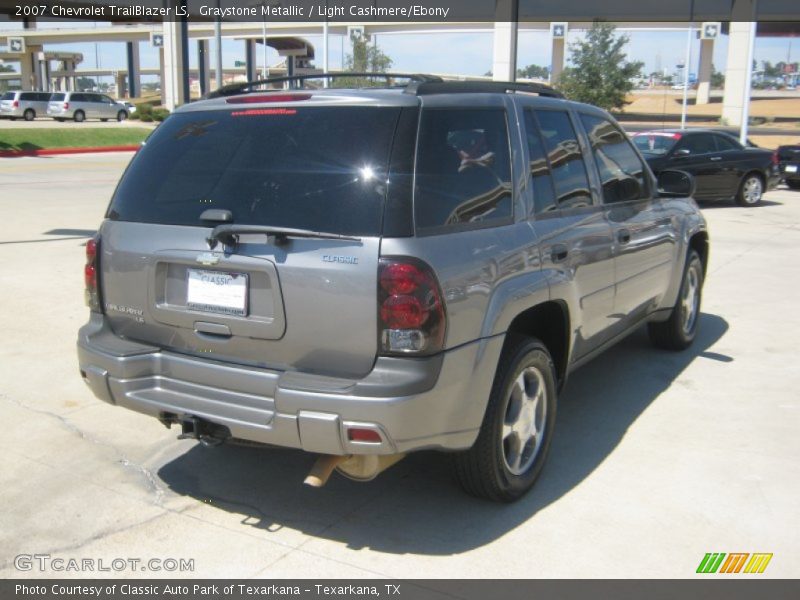 Graystone Metallic / Light Cashmere/Ebony 2007 Chevrolet TrailBlazer LS