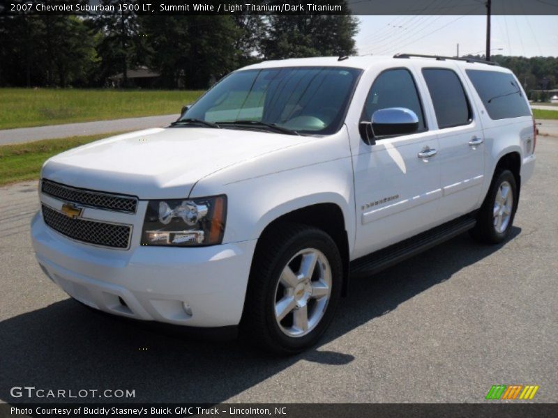 Summit White / Light Titanium/Dark Titanium 2007 Chevrolet Suburban 1500 LT