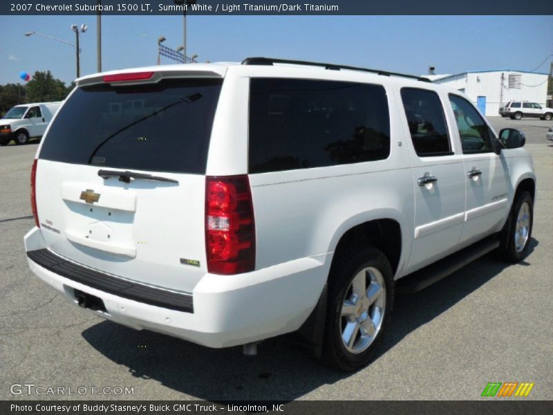 Summit White / Light Titanium/Dark Titanium 2007 Chevrolet Suburban 1500 LT