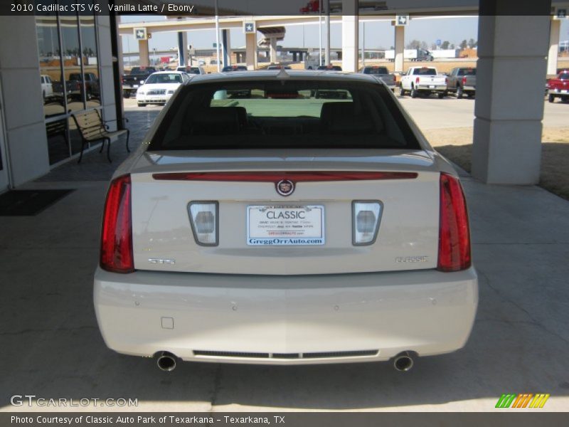 Vanilla Latte / Ebony 2010 Cadillac STS V6