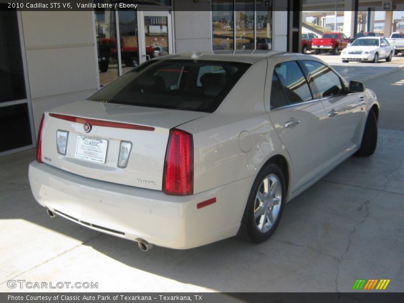 Vanilla Latte / Ebony 2010 Cadillac STS V6