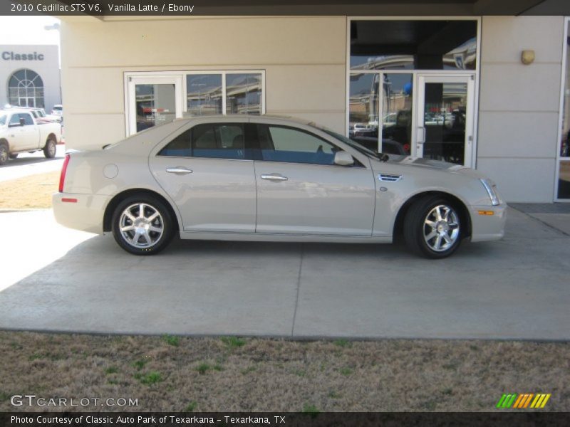 Vanilla Latte / Ebony 2010 Cadillac STS V6
