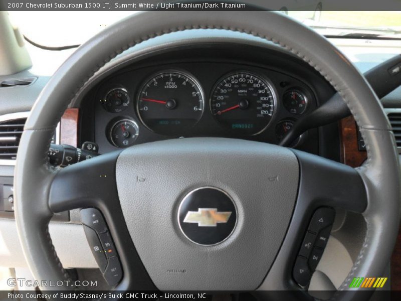 Summit White / Light Titanium/Dark Titanium 2007 Chevrolet Suburban 1500 LT
