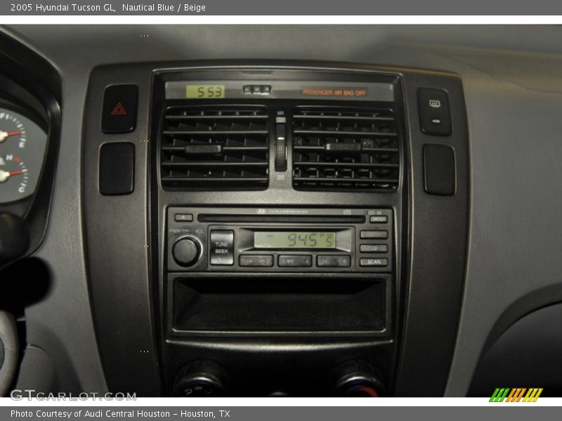 Nautical Blue / Beige 2005 Hyundai Tucson GL
