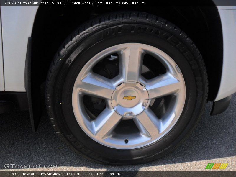 Summit White / Light Titanium/Dark Titanium 2007 Chevrolet Suburban 1500 LT