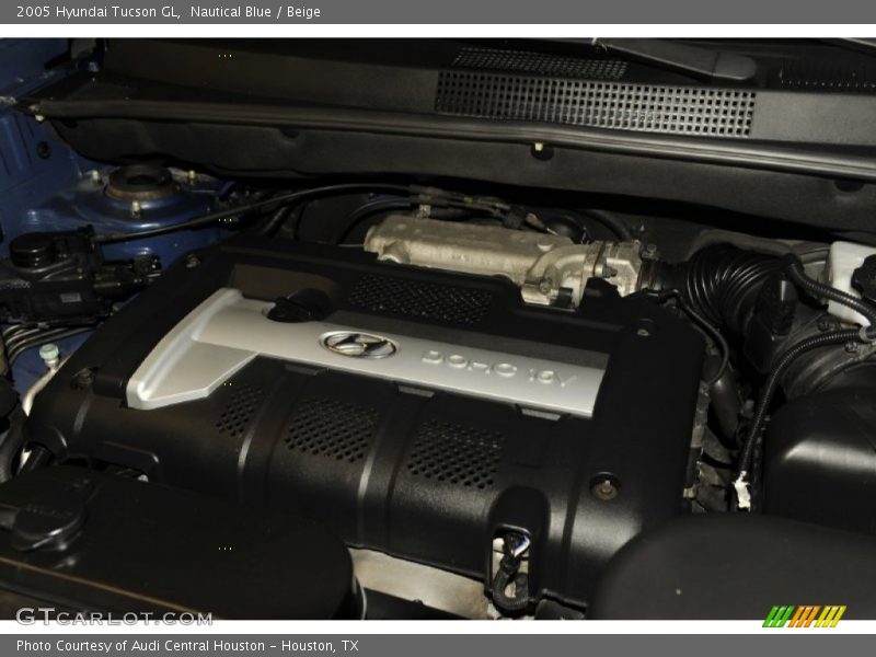 Nautical Blue / Beige 2005 Hyundai Tucson GL