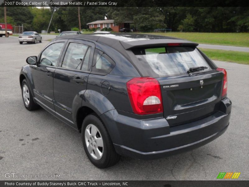 Steel Blue Metallic / Pastel Slate Gray 2007 Dodge Caliber SE