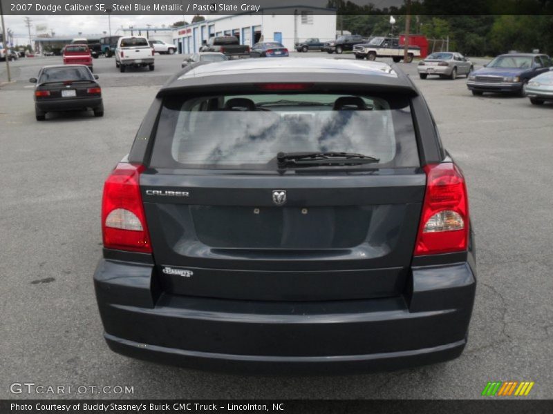 Steel Blue Metallic / Pastel Slate Gray 2007 Dodge Caliber SE