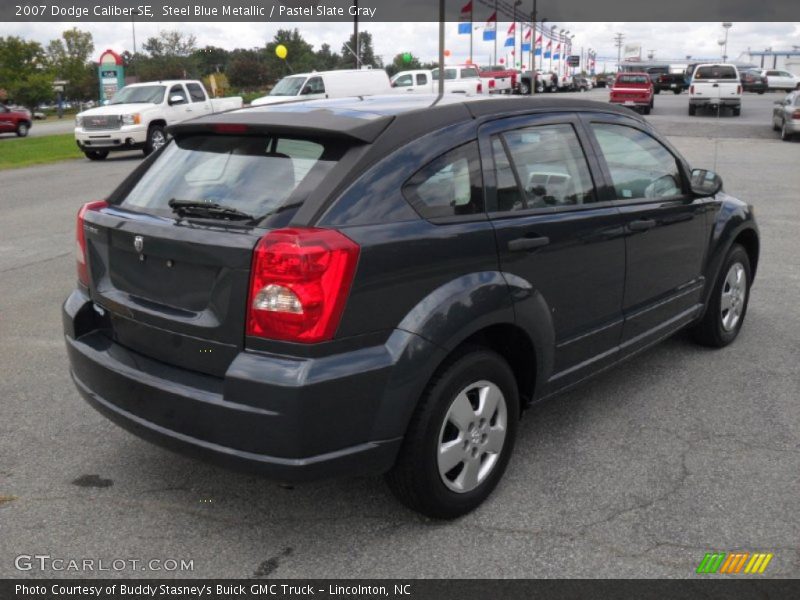 Steel Blue Metallic / Pastel Slate Gray 2007 Dodge Caliber SE