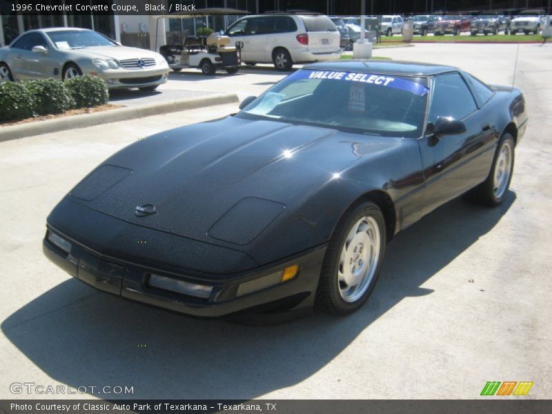 Black / Black 1996 Chevrolet Corvette Coupe