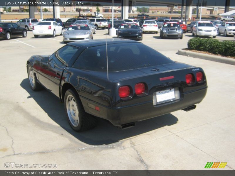 Black / Black 1996 Chevrolet Corvette Coupe