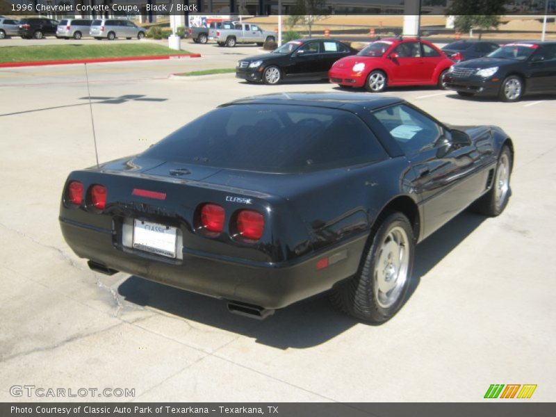 Black / Black 1996 Chevrolet Corvette Coupe