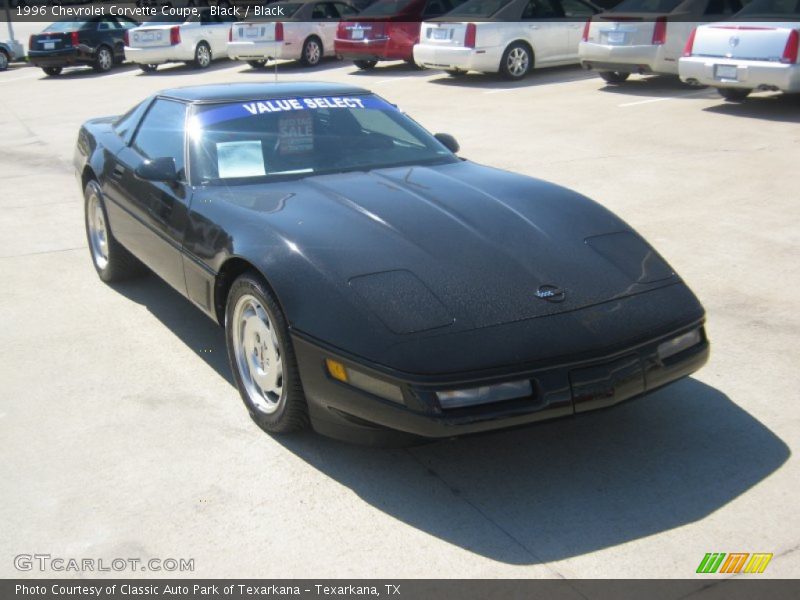 Black / Black 1996 Chevrolet Corvette Coupe