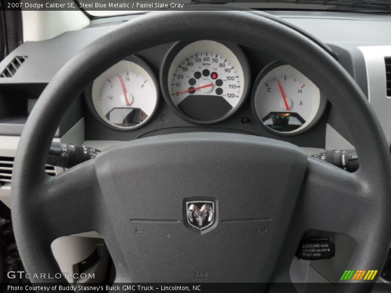 Steel Blue Metallic / Pastel Slate Gray 2007 Dodge Caliber SE