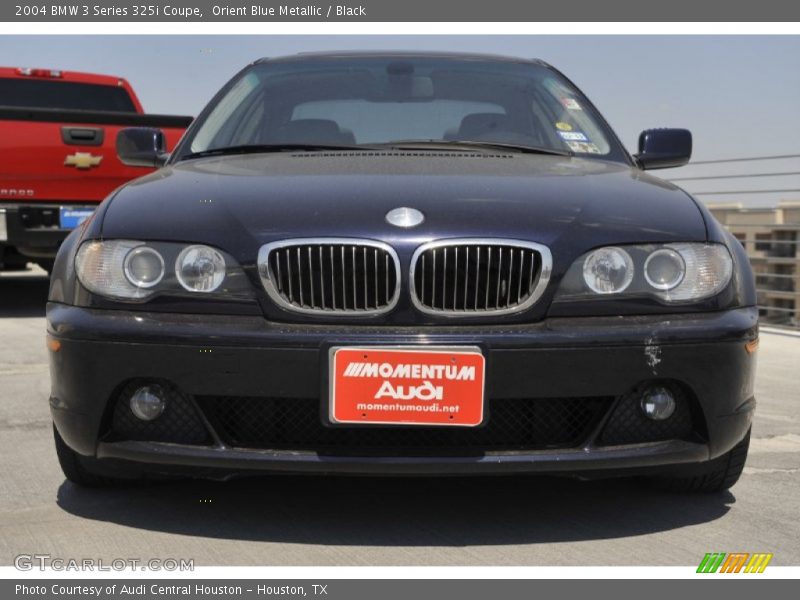 Orient Blue Metallic / Black 2004 BMW 3 Series 325i Coupe
