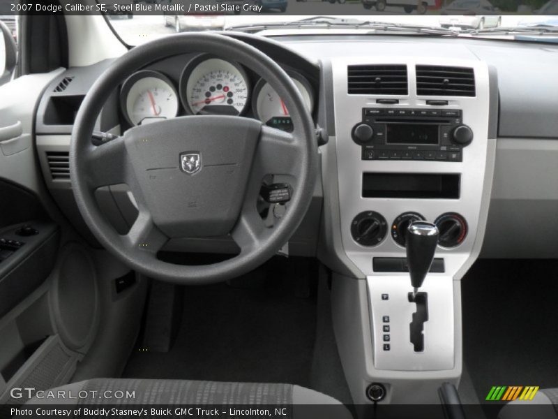 Steel Blue Metallic / Pastel Slate Gray 2007 Dodge Caliber SE