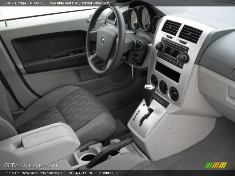 Steel Blue Metallic / Pastel Slate Gray 2007 Dodge Caliber SE