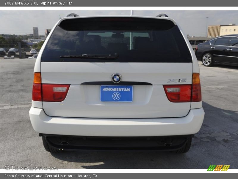 Alpine White / Tan 2002 BMW X5 3.0i