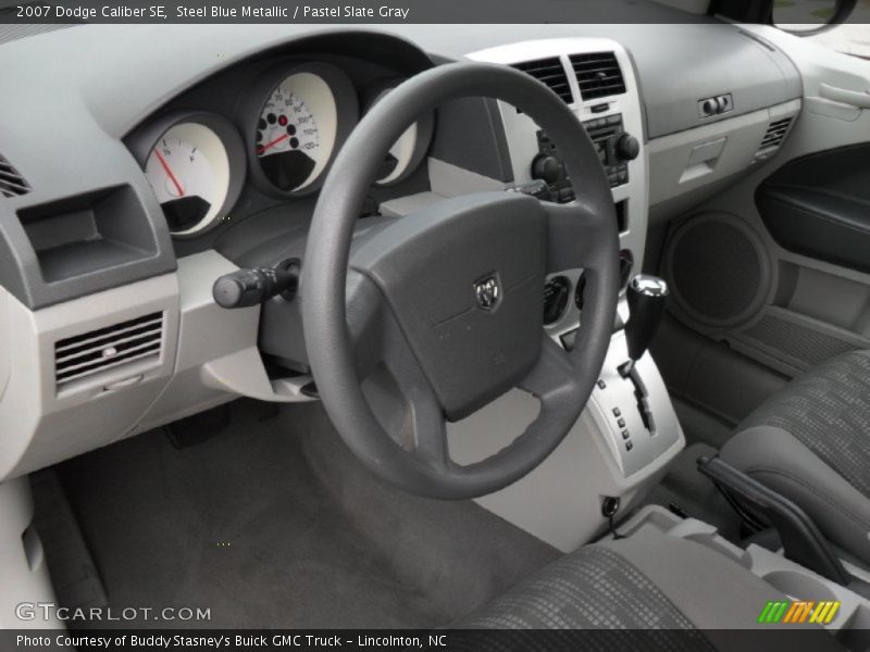 Steel Blue Metallic / Pastel Slate Gray 2007 Dodge Caliber SE