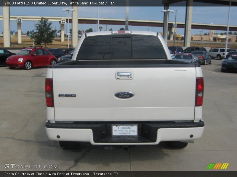 White Sand Tri-Coat / Tan 2008 Ford F150 Limited SuperCrew