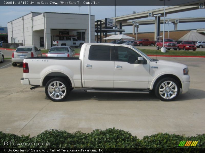  2008 F150 Limited SuperCrew White Sand Tri-Coat