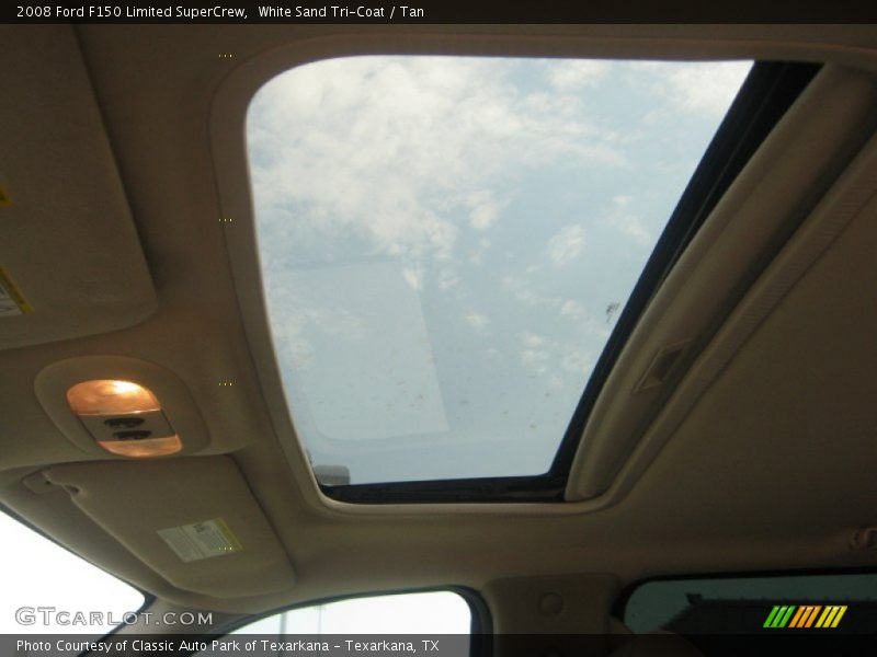 Sunroof of 2008 F150 Limited SuperCrew