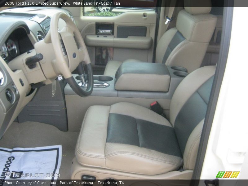 White Sand Tri-Coat / Tan 2008 Ford F150 Limited SuperCrew