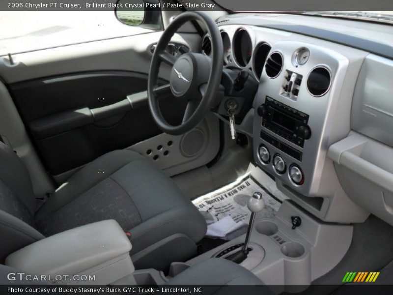 Brilliant Black Crystal Pearl / Pastel Slate Gray 2006 Chrysler PT Cruiser