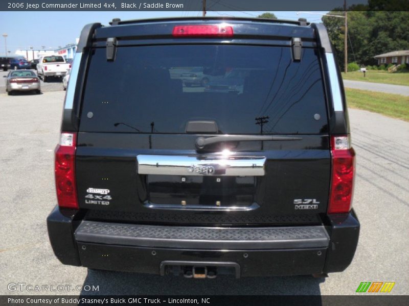 Black / Saddle Brown 2006 Jeep Commander Limited 4x4
