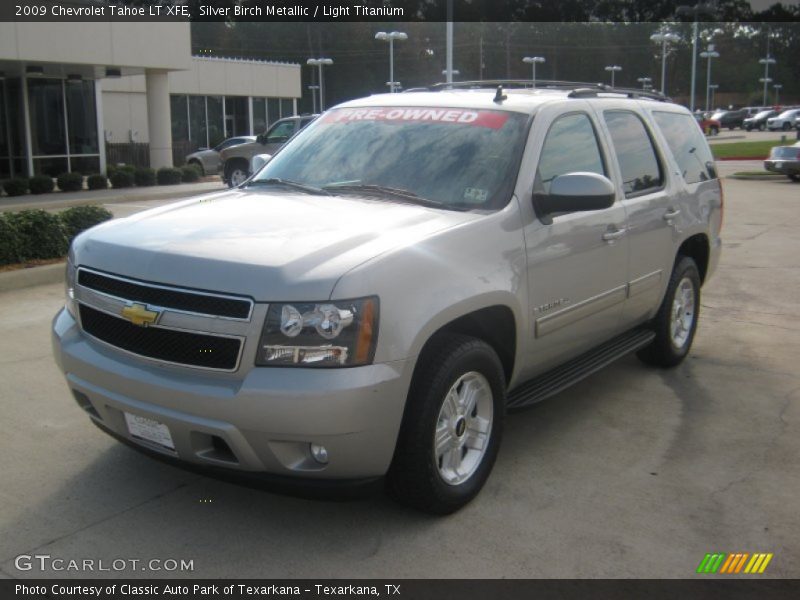 Silver Birch Metallic / Light Titanium 2009 Chevrolet Tahoe LT XFE