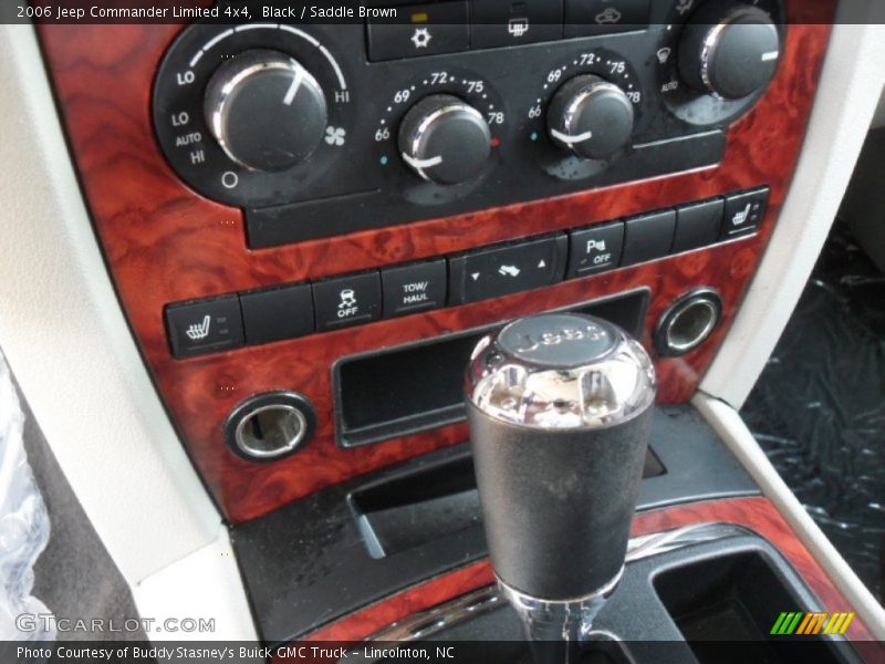 Black / Saddle Brown 2006 Jeep Commander Limited 4x4