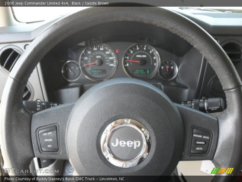 Black / Saddle Brown 2006 Jeep Commander Limited 4x4