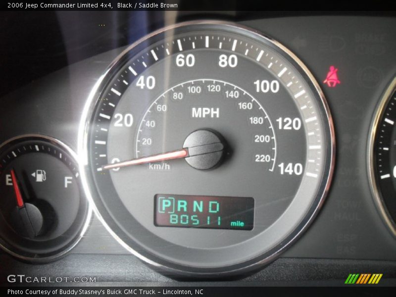 Black / Saddle Brown 2006 Jeep Commander Limited 4x4