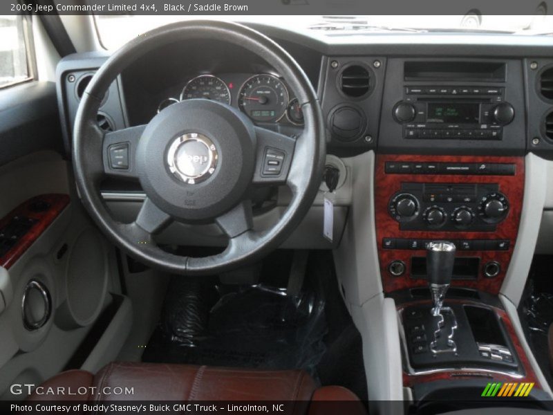 Black / Saddle Brown 2006 Jeep Commander Limited 4x4